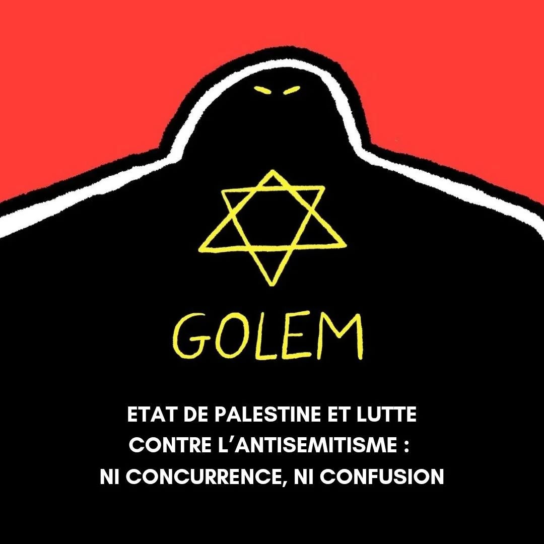 ETAT DE PALESTINE ET LUTTE CONTRE L’ANTISEMITISME : NI CONCURRENCE, NI CONFUSION — slide 1
