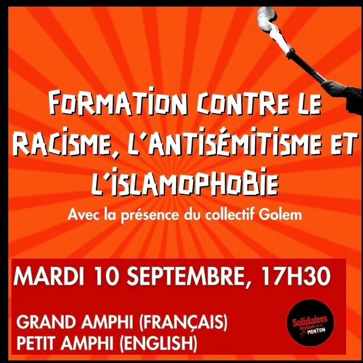 Formation antiraciste à Sciences Po Menton — slide 1