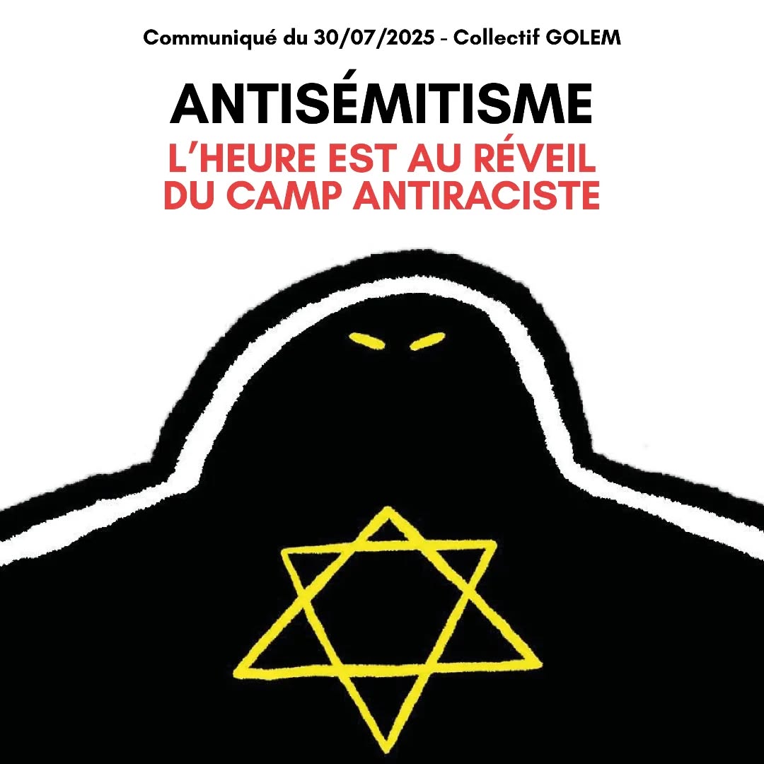 Communiqué du 30/07/2025 - Collectif GOLEM — slide 1