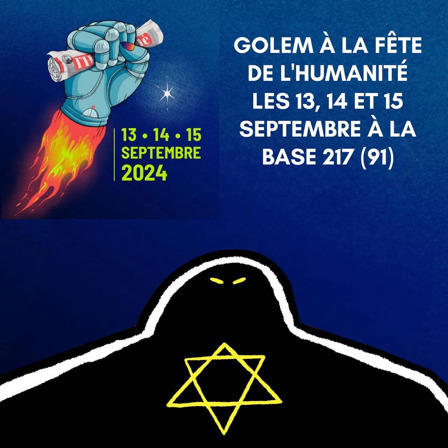 Stand Golem à la Fête de l’Humanité — slide 1