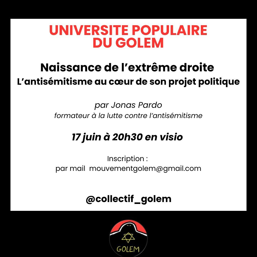Naissance de I’extréme droite L’antisémitisme au coeur de son projet politique — slide 1