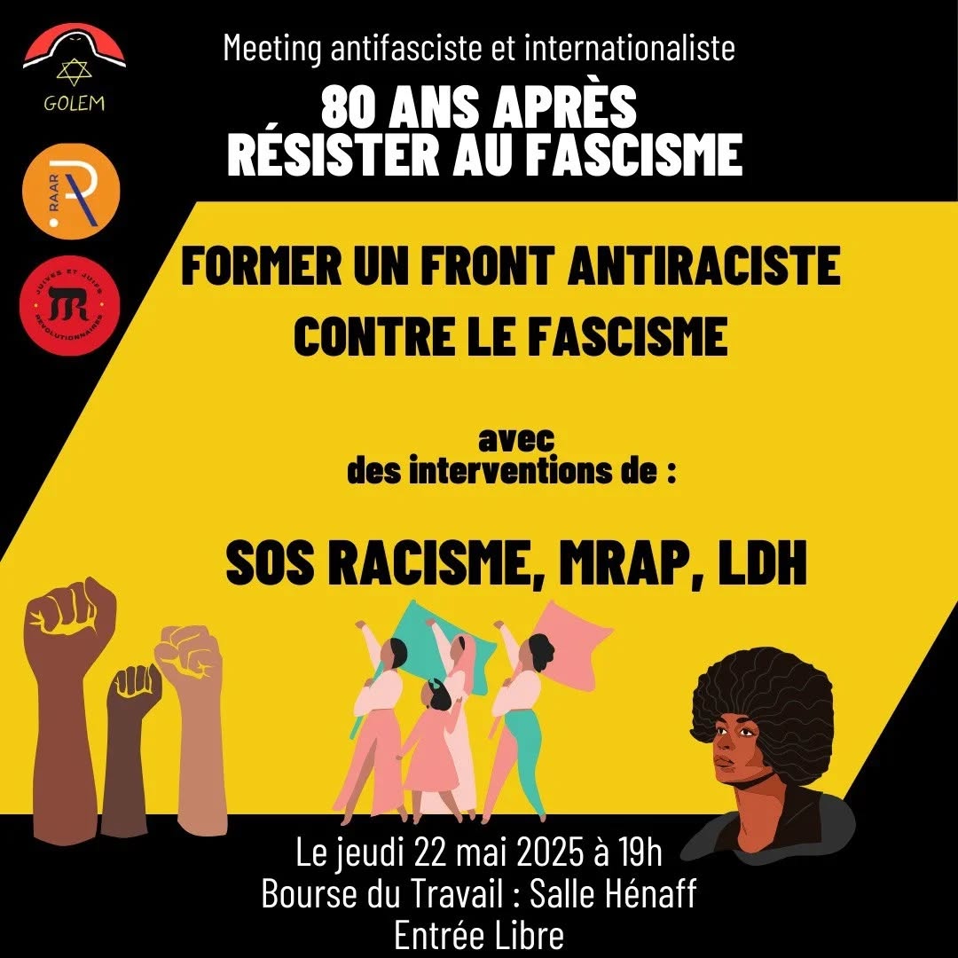 Meeting antifasciste et internationaliste — slide 1
