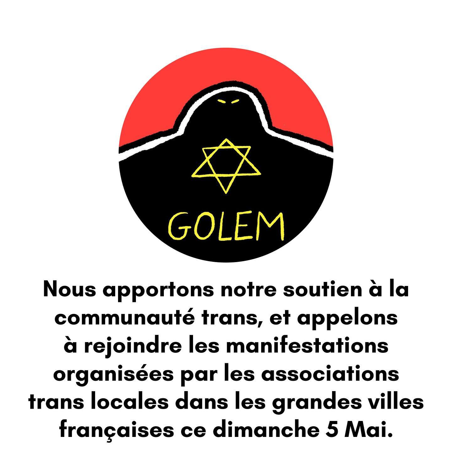 Nous apportons notre soutien à la communauté trans, et appelons à rejoindre l... — slide 1