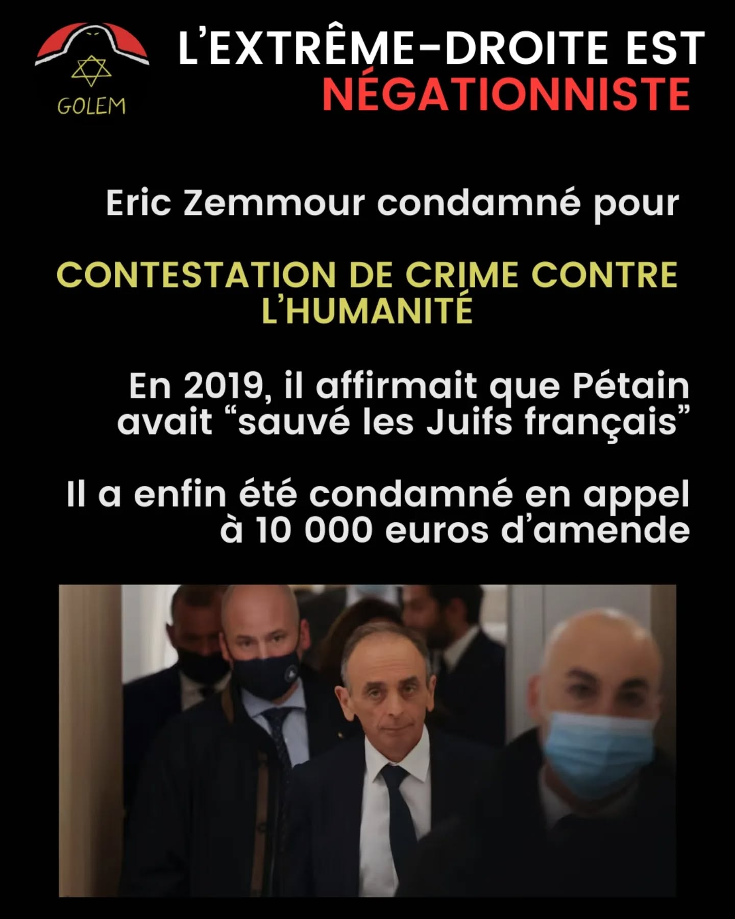 L'extreme droite est aussi negationniste — slide 1