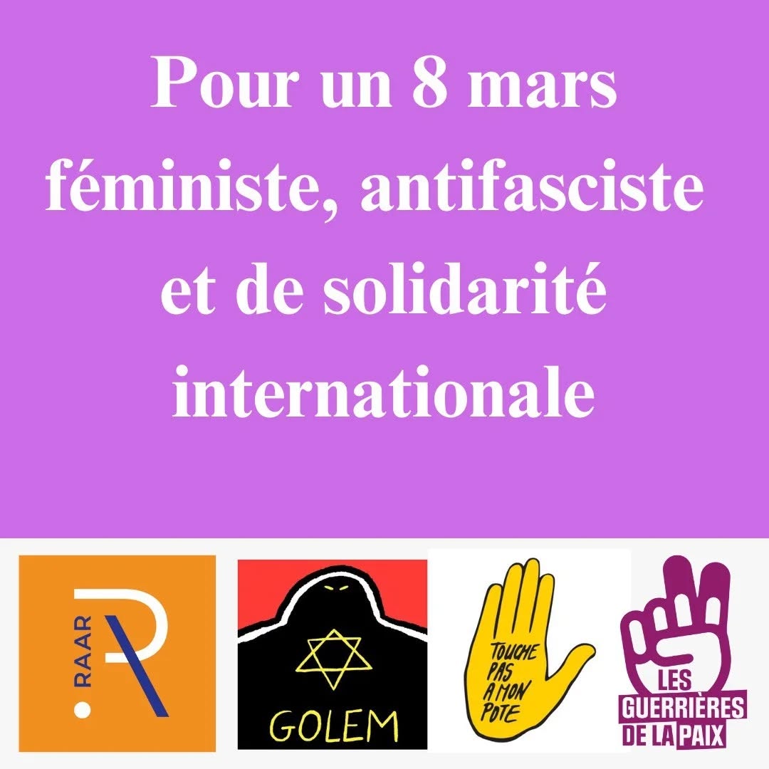Pour un 8 mars féministe, antifasciste et de solidarité — slide 1