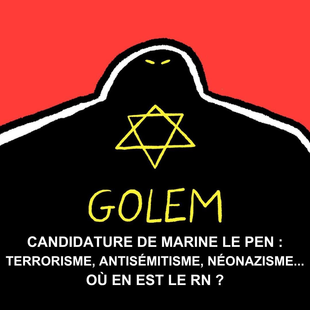 Marine Le Pen et le RN : terrorisme, antisémitisme, néonazisme — slide 1
