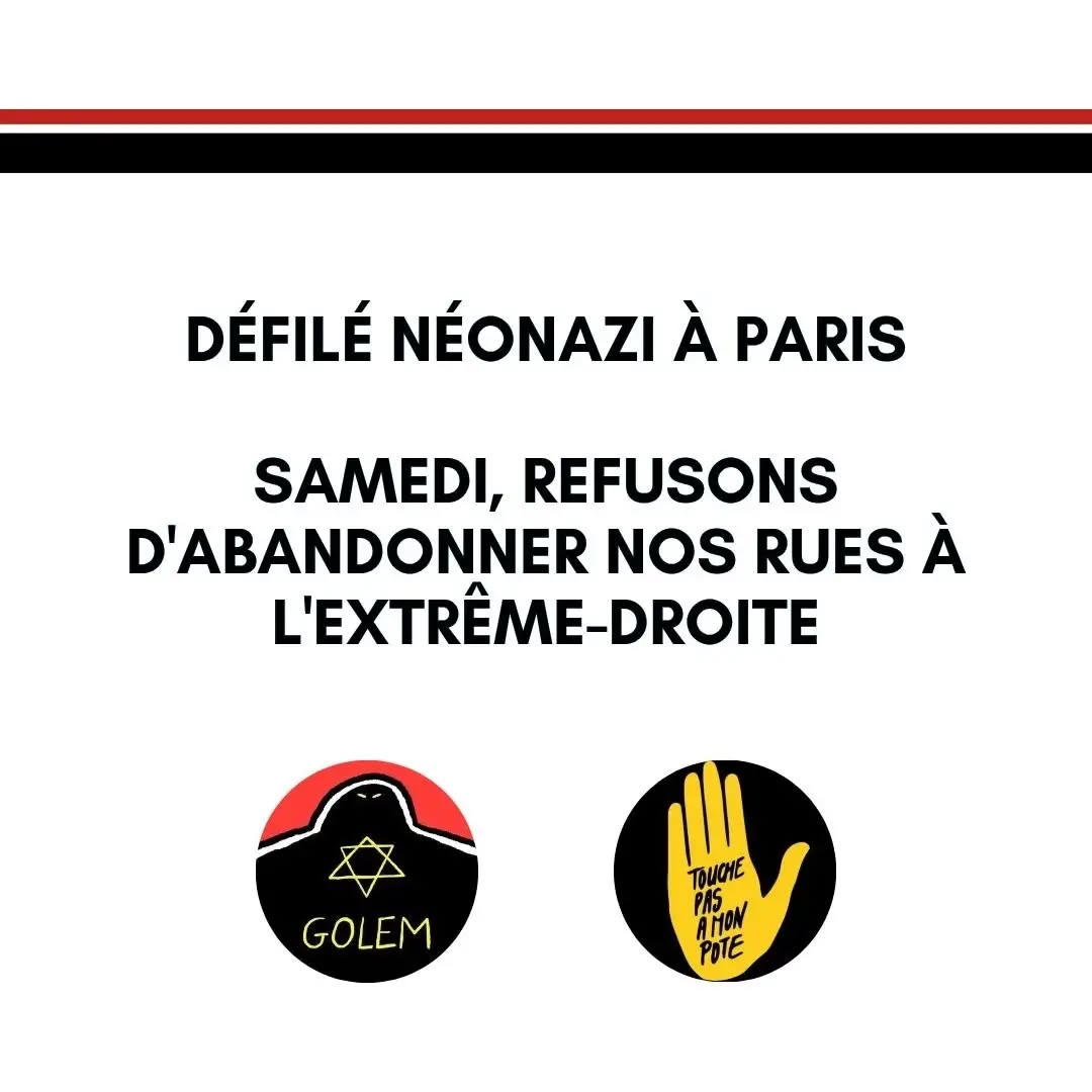 DEFILE NEONAZI A PARIS — slide 1