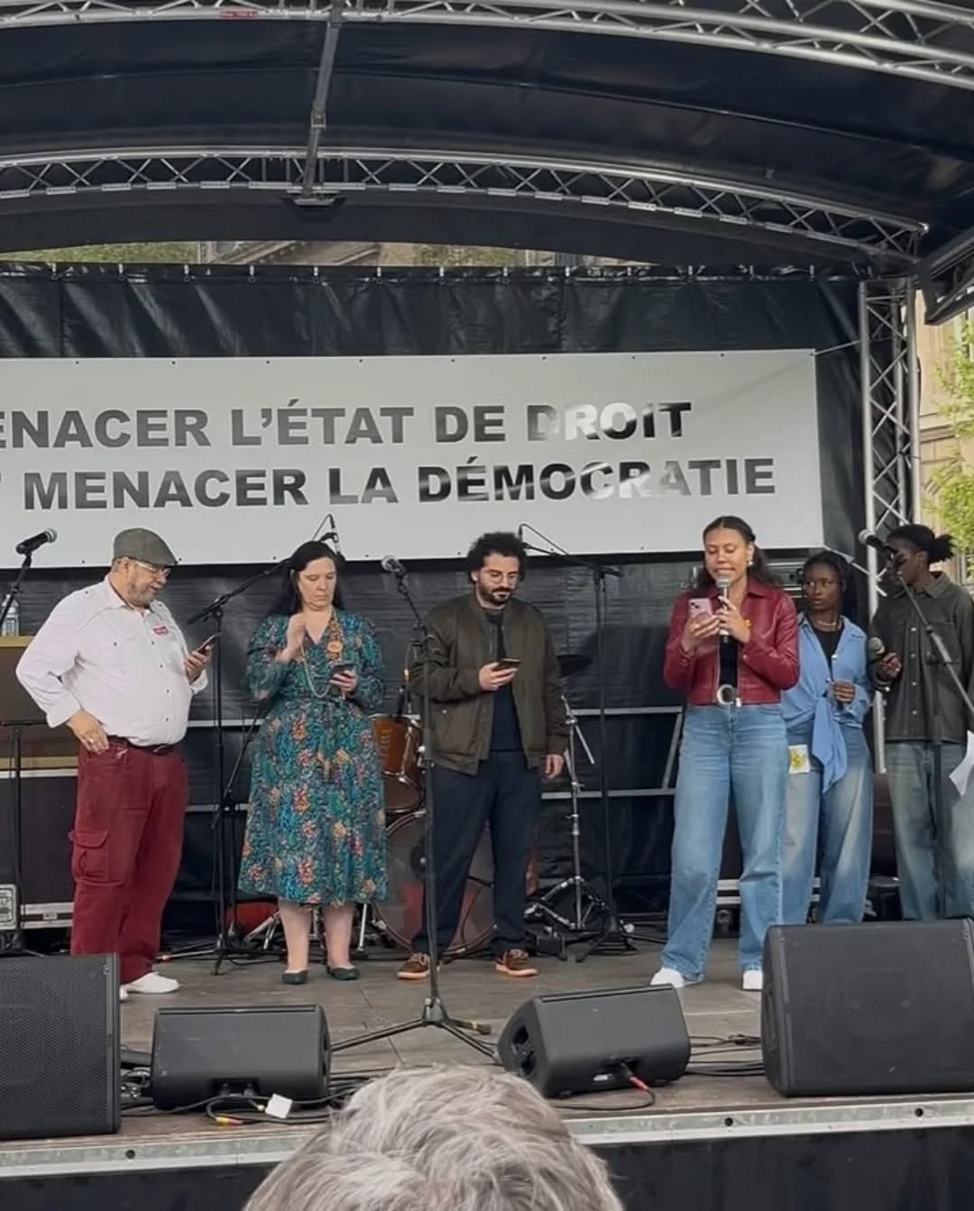 Intervention au meeting contre l’extrême droite — slide 1